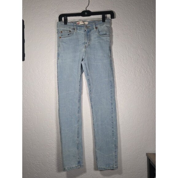 Girls Jeans LEVIS 502 Stretch 26 x 26 Taper Size 12 - Picture 1 of 5